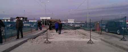 На Руставском Авторынке началось Строительство новой мойки